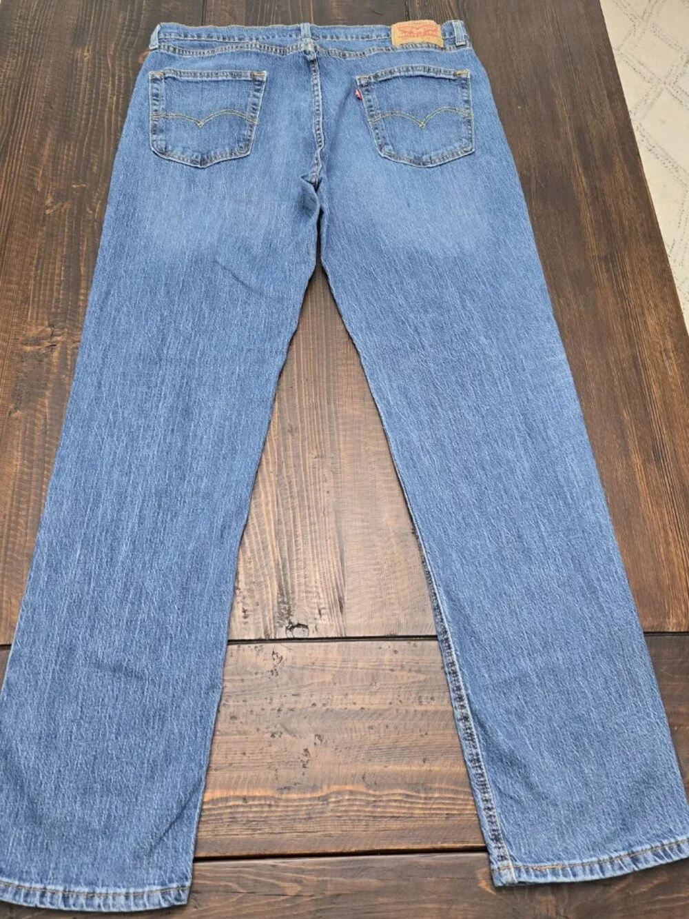 Levis 541 Athletic Taper Jeans Mens 36x34 (Fits 36x33) Blue Stretch Denim Pants